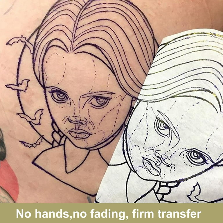 Weliu Tattoo Transfer Paper, 35 Sheets Tattoo Stencil Transfer Paper for  Tattooing