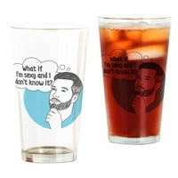 CafePress Sexy And I Don't Know It Pint Glass, Drinking Glass, 16 oz. CafePress