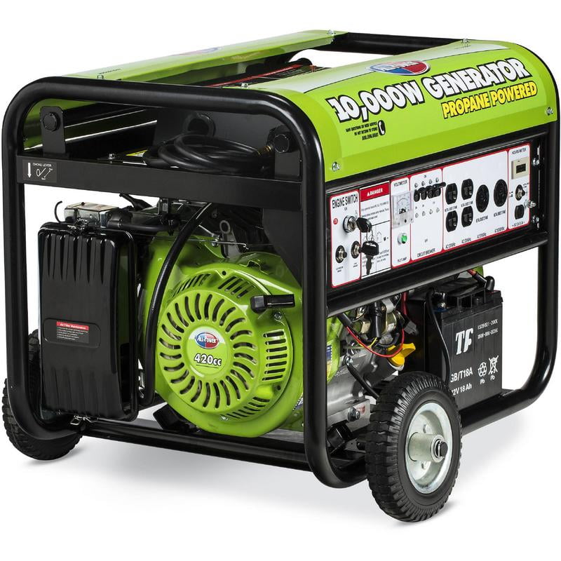 All Power America APG3590CN, 10000 Watt Propane Generator, 10000W