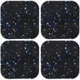 thumbnail image 1 of 4 Pcs Tapis de Course, Tapis d'Équipement Coolrunner Haute Densité Réduction de Bruit pour Protection de Sol, Tapis de Machine à Laver, Tapis en Caoutchouc Anti-Vibration pour Papeterie Vélo, Machine à Ramer, Station de Gym à Domicile, 1 of 7