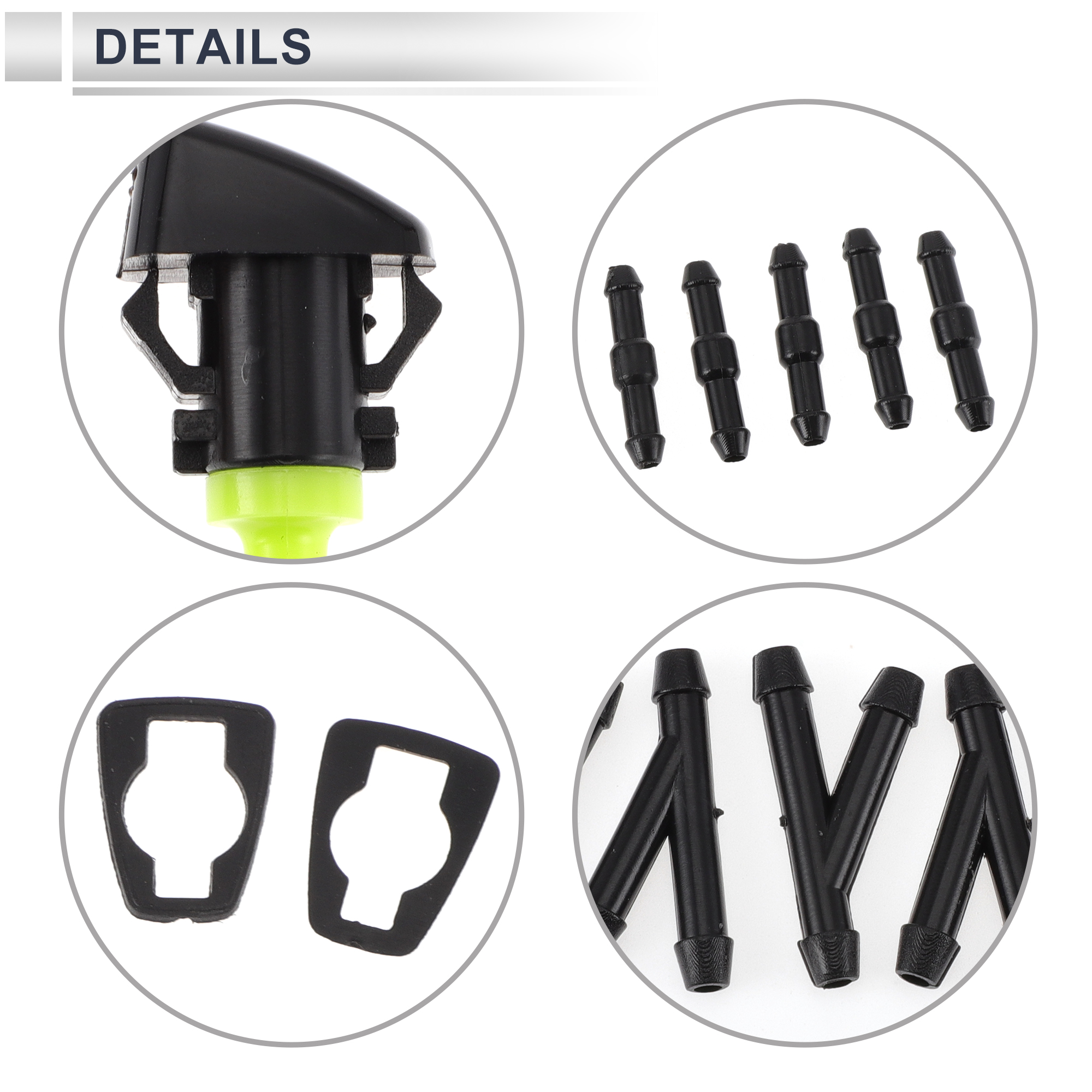 Unique Bargains Windshield Washer Nozzle for Chevrolet for SSR 2003-2006 1 Set
