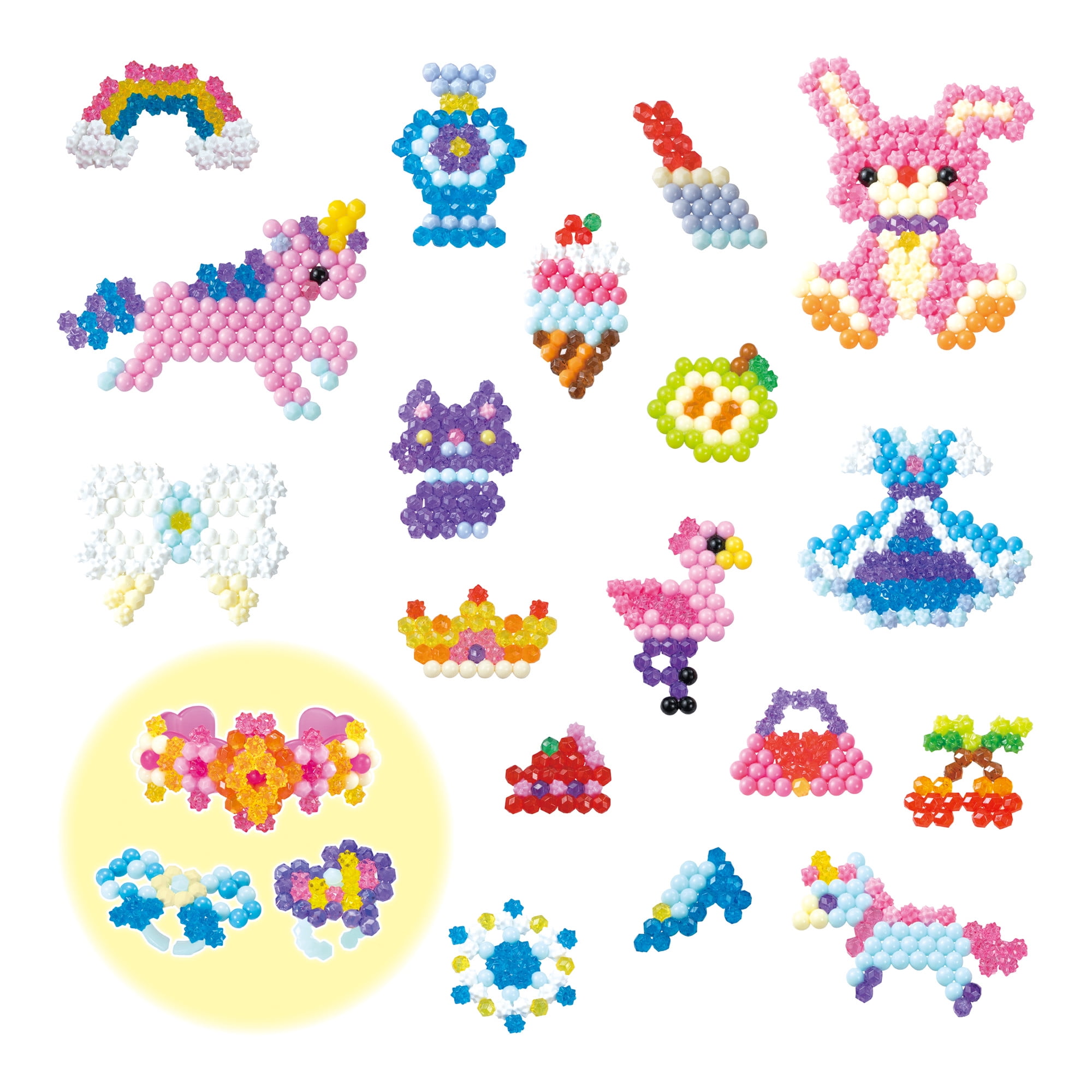 Aquabeads Deluxe Carry Case, Complete Arts & Crafts Bead Kit for Children - over 1,400 beads and deluxe bead storage case