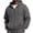 01# Gray, variant on Mens Oversized Hoodies Fall Sweatshirt Winter Fleece Hooded Collar Drawstring Pullover With Pockets Army Green L