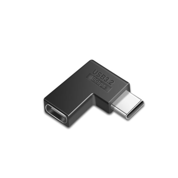 AOOOWER 90 Degree Angled USB C Male To Female Adapter Alloy Port For Laptop