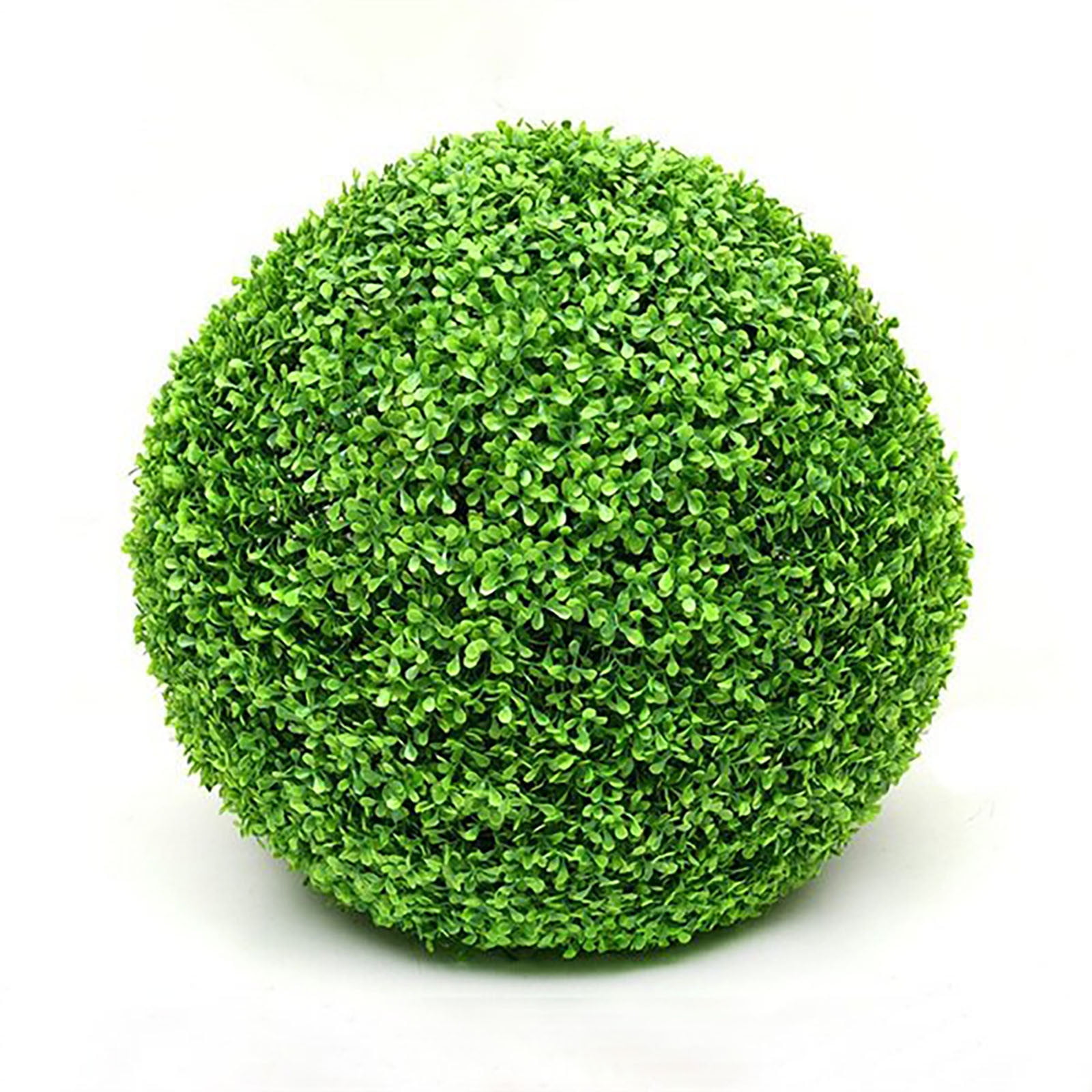 Artifical Plastic Green Grass Ball Topiary Hanging Plant Garland Decorations 