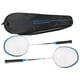 thumbnail image 2 of Juego de Raquetas de Bádminton de 2 Raquetas de Bádminton Ultraligeras de aleación de Aluminio Profesional con Bolsa para Raquetas para Entrenamiento Deportivo para ANGGREK Otros, 2 of 8