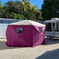 thumbnail image 4 of CLAM Quick-Set Screen Tent Wind & Sun Panel, Accessory Only, Plum (3 Pack), 4 of 7