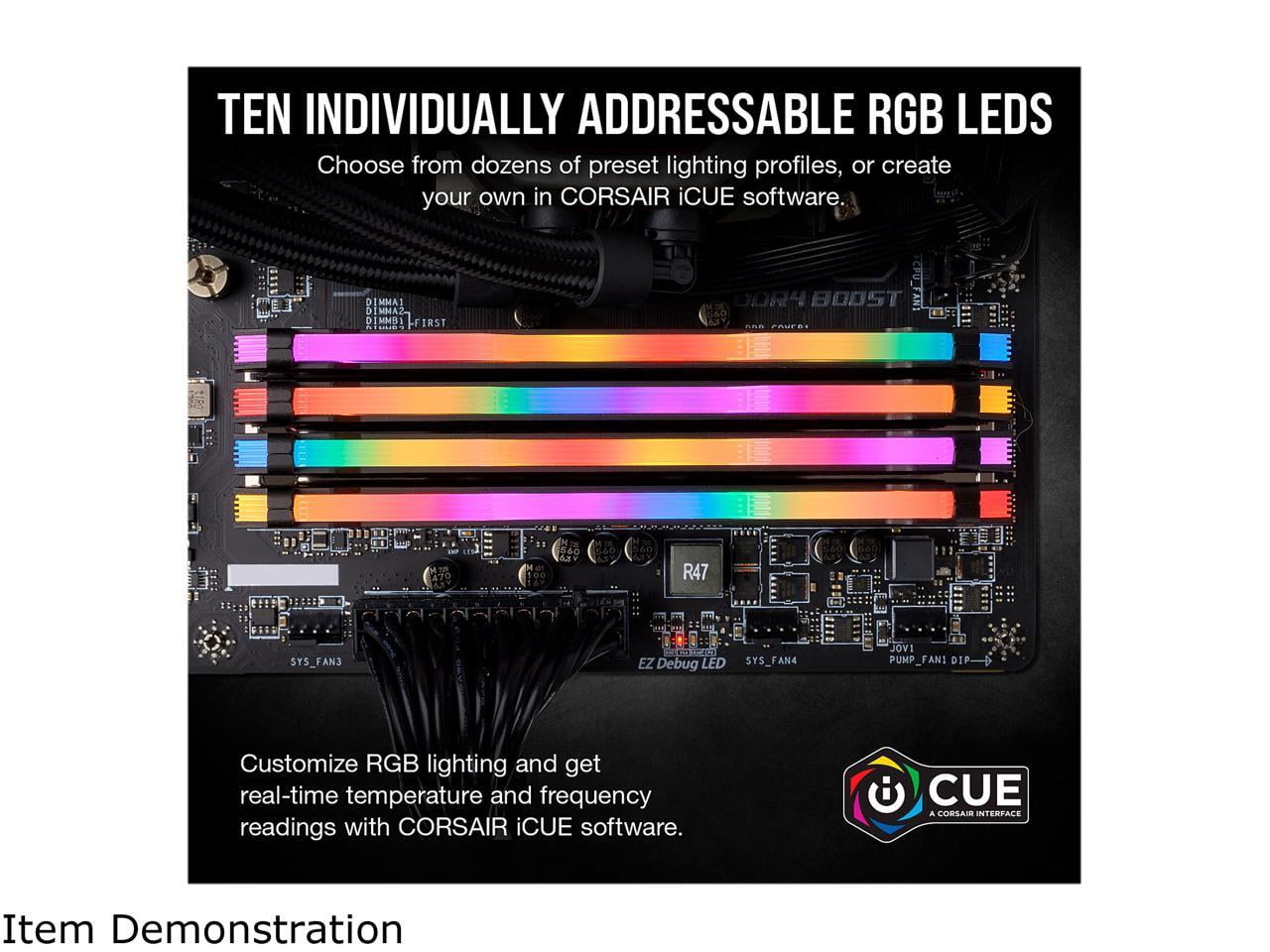 CORSAIR Vengeance RGB Pro 64GB DDR4 3600 Desktop Memory