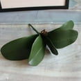 thumbnail image 3 of Ludlz Phalaenopsis Orchid Leaves Real Latex Touch Plants Arrangement, 1Pc Artificial Plant Butterfly Orchid Leaf Garden DIY Home Office Desktop Decor, 3 of 5