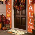 thumbnail image 3 of Fall Door Mat Fall Welcome Mats Thanksgiving Doormat Outdoor Give Thanks Door Mat Happy Pumpkin Decor Indoor30 x17, 3 of 5