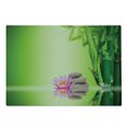 thumbnail image 2 of Spa Cutting Board, Garden Self-Control Freshening Insight in Daily Life Mindful Activity Print, Decorative Tempered Glass Cutting and Serving Board, Large Size, Green Pink, by Ambesonne, 2 of 5