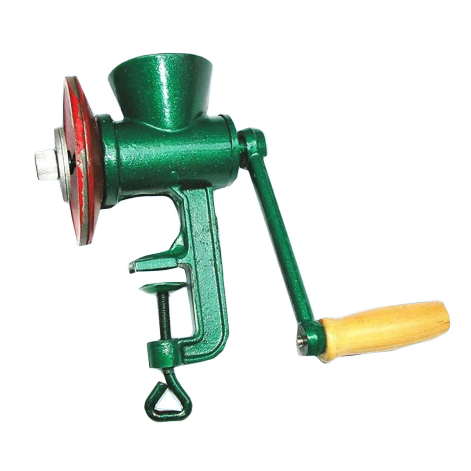 Details about   Manual Grain Grinders Tall Cast Iron Hand Crank Mill for Wheat Coffee Oats 