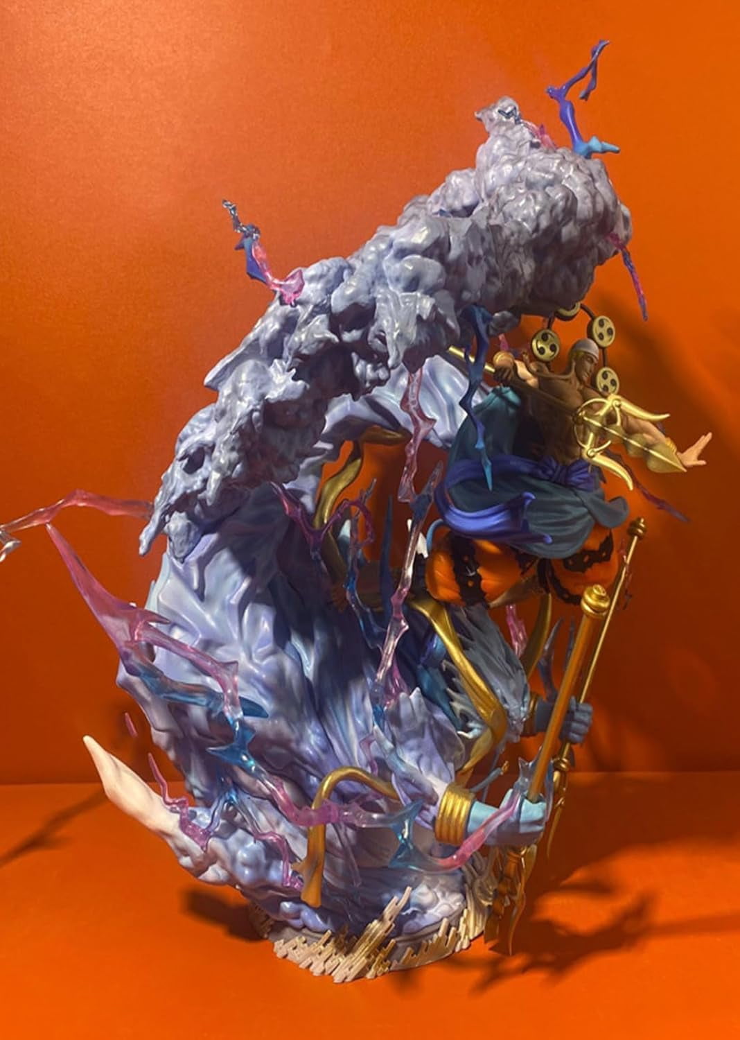 New Enel (combat Ver) Character Anime Model Statue Action Figures Desktop Ornament Popular Decorations Fan Souvenirs Creative Gift Collectable