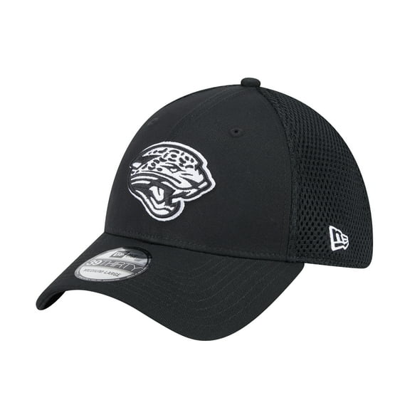 Men's New Era Black Jacksonville Jaguars Main Neo 39THIRTY Flex Hat