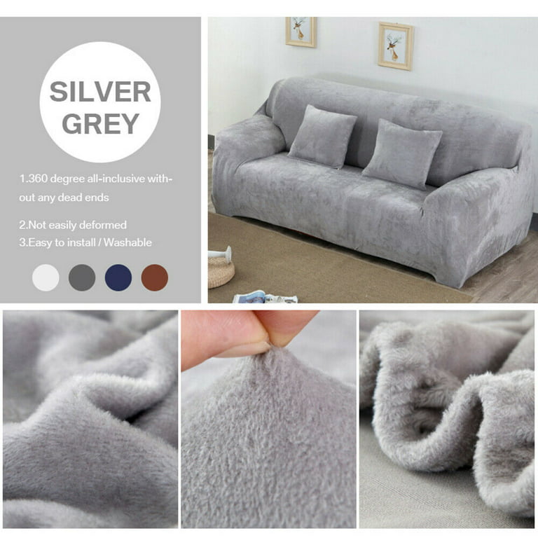 Soft Plush Couch Cover Sectional Sofa Covers L Shape Couch Cover Sofa –  sweaterpicks