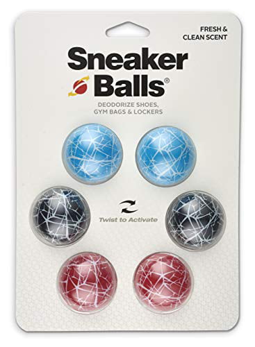 Gym Bag 6 Pack and Locker Deodorizer Sof Sole Sneaker Balls Shoe 