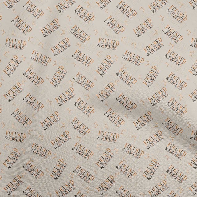 oneOone Cotton Flex Tawny Brown Fabric Text Craft Projects Decor Fabric Printed By The Yard 40 Inch Wide