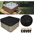 thumbnail image 5 of Qianduo Inflatable Pool with Cover - Round Pools Above Ground - 8Ft Pool Cover - Square Hot Tub Cover Patio Outdoor Heavy Duty Protector Spa Hard Covers for Hot Tub, 5 of 9