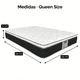 thumbnail image 2 of Colchón Queen Size Restonic Ortopédico Memory Foam  Elite Cooling + 2 Almohadas, 2 of 10