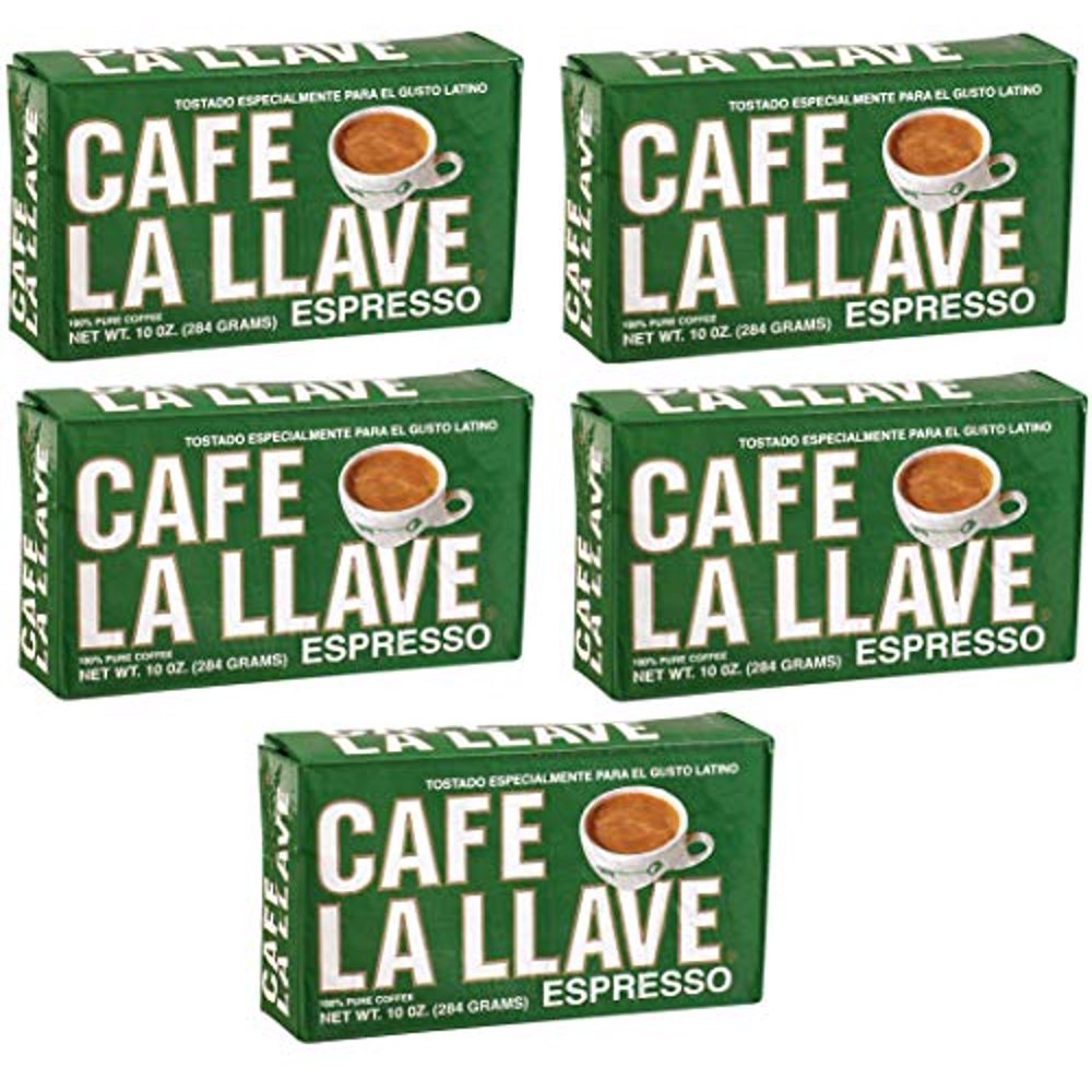 5 X Cafe La Llave Espresso Brick, 10 Ounce