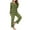 Army Green, variant on 2 Piece Lounge Sets for Women Two Piece Sets for Women Fall Womenfashionable And Casual Loose Printed Round Neck Button Up Long Sleeved Pants Pajama Set