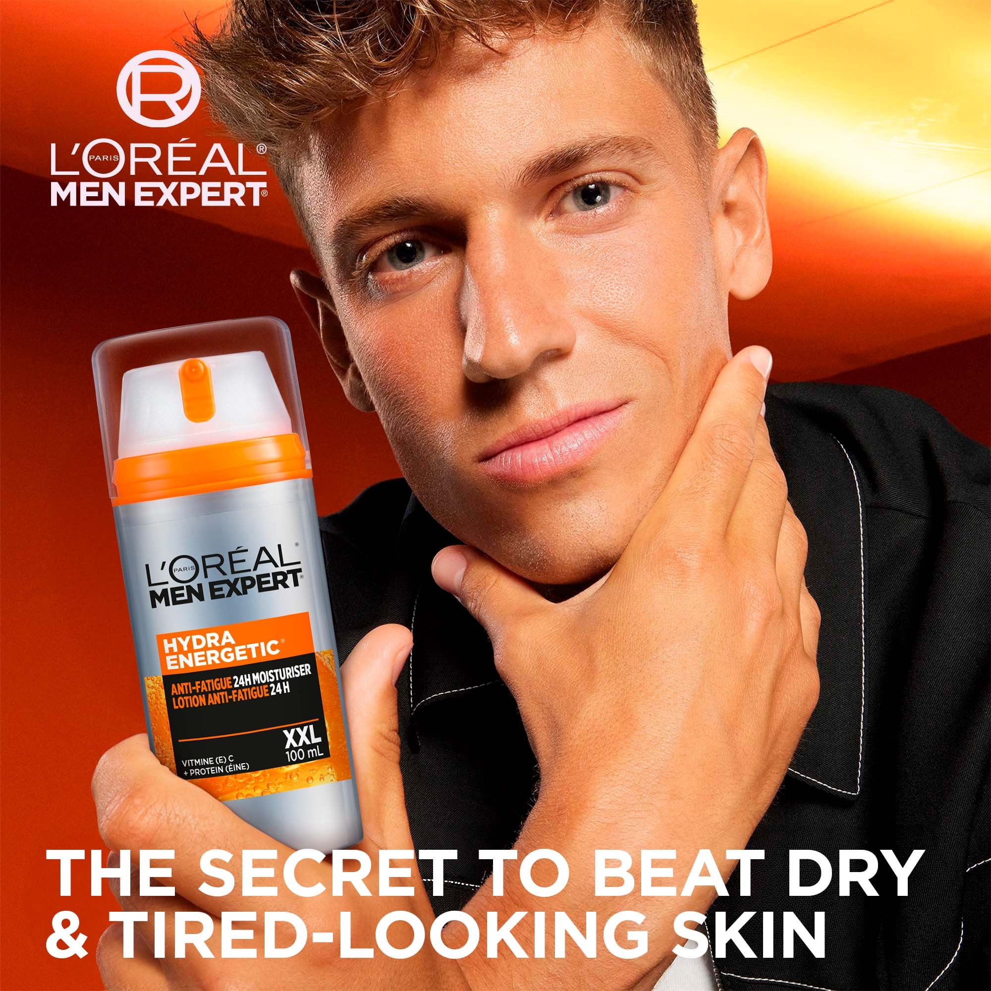 L’Oréal Paris Men Expert Hydra XXL Energetic Anti Fatigue Men's Daily Moisturizer, 100ml