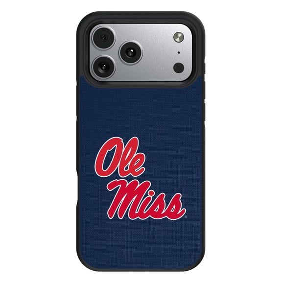 Ole Miss Rebels iPhone Solid Design Bump Case