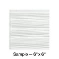 thumbnail image 1 of FASÄDE Ripple Decorative Vinyl Backsplash Panel in Matte White (6X6 Inch Sample, 1 of 5