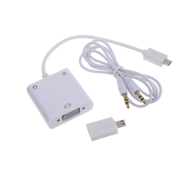 MHL Micro USB Male to VGA Female Adapter Cable for Android Smartphone