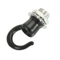 thumbnail image 1 of Unique Bargains Alloy Ceiling Hook 22mmx28mm for Ceiling Pendant Light Plate Black, 1 of 5