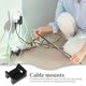 thumbnail image 2 of 100 abrazaderas para cables, cables de alimentación, anclajes para bridas, soportes para bridas de cables para el hogar, 2 of 6