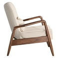 thumbnail image 4 of ZUO Bully Lounge Chair & Ottoman Beige, 4 of 10