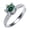 Green, variant on 1 Carat Moissanite Engagement Rings for Women D Color VVS1 Clarity Red/Blue/Green Diamond Rings 925 Sterling Silver Rings Gifts Moissanite Wedding Bands with Certificate