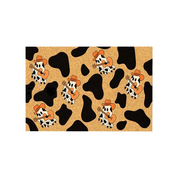 Nmdmisc Halloween Door Mat Outdoor 24 x 16 InchFront Doormat for Outside Patio Floor Entry Porch Garage Office Hey Boo Doormat Durable & Washable Fall Door Mats Spooky Door Decor