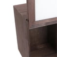 thumbnail image 3 of Wooden Pet Cremation Urns, Keepsake Box with Photo Frame, Dark Brown, 3 of 4