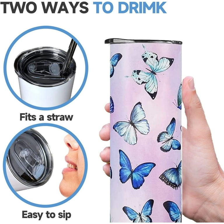 Butterfly Water Bottle Butterflies Water Bottle Butterfly Tumbler