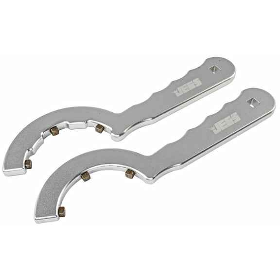 JEGS 81802 Universal Billet Spanner Wrench Set Removable Teeth 3/8 Ratchet/Break