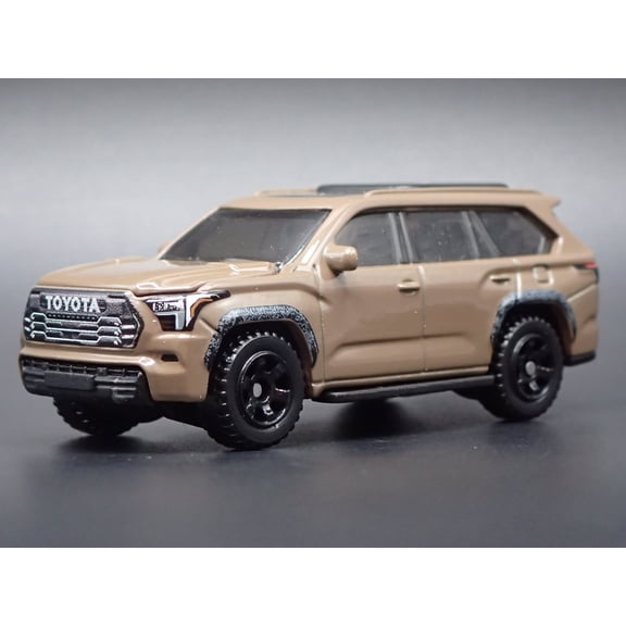 Open Box 2023-2026 TOYOTA SEQUOIA TRD PRO SUV BROWN 1/64 SCALE DIORAMA DIECAST MODEL TRUCK
