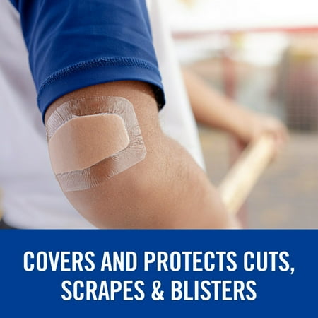 Nexcare Waterproof Clear Bandages, Assorted Sizes, 50 Count