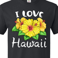 thumbnail image 4 of Inktastic I Love Hawaii Hibiscus Flowers T-Shirt, 4 of 5