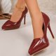 thumbnail image 2 of Tacones Altos de las Mujeres Punteados Del Dedo Del Pie de Cuero Patente Tacones Versátiles para Zapatos Casuales de las Mujeres Desgaste de Oficina Y Eventos Nocturnos, 2 of 9