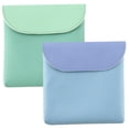thumbnail image 3 of NICEXMAS 2Pcs Sanitary Napkin Organizer Portable PU Storage Bag Assorted Colors for Small Items, 3 of 7