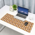 thumbnail image 4 of Rocae Cartoon Bulldog for Gaming Mouse Pad, Mouse Pad Large, Office Computer Keyboard Mousepad, Keyboard and Mouse Pad with Stitched Edges,31.5 x 11.8 in, 4 of 5