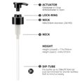 thumbnail image 4 of Dispensador de jabón, cabezal de bomba Segbeauty, baño y ducha, 3 unidades, 4 of 8
