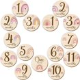 thumbnail image 5 of RnemiTe-amo Monthly Baby Milestone Cards, Wooden Milestone Discs, Includes Boy/Girl Birth Announcement Sign,Newborn Baby Growth & Pregnancy Growth Card, 1-12 Month, Gender-Neutral Gift, 5 of 7