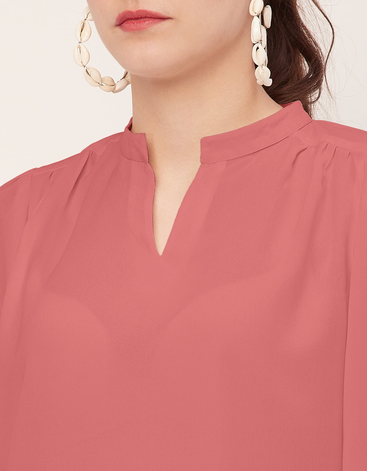 pink formal tops
