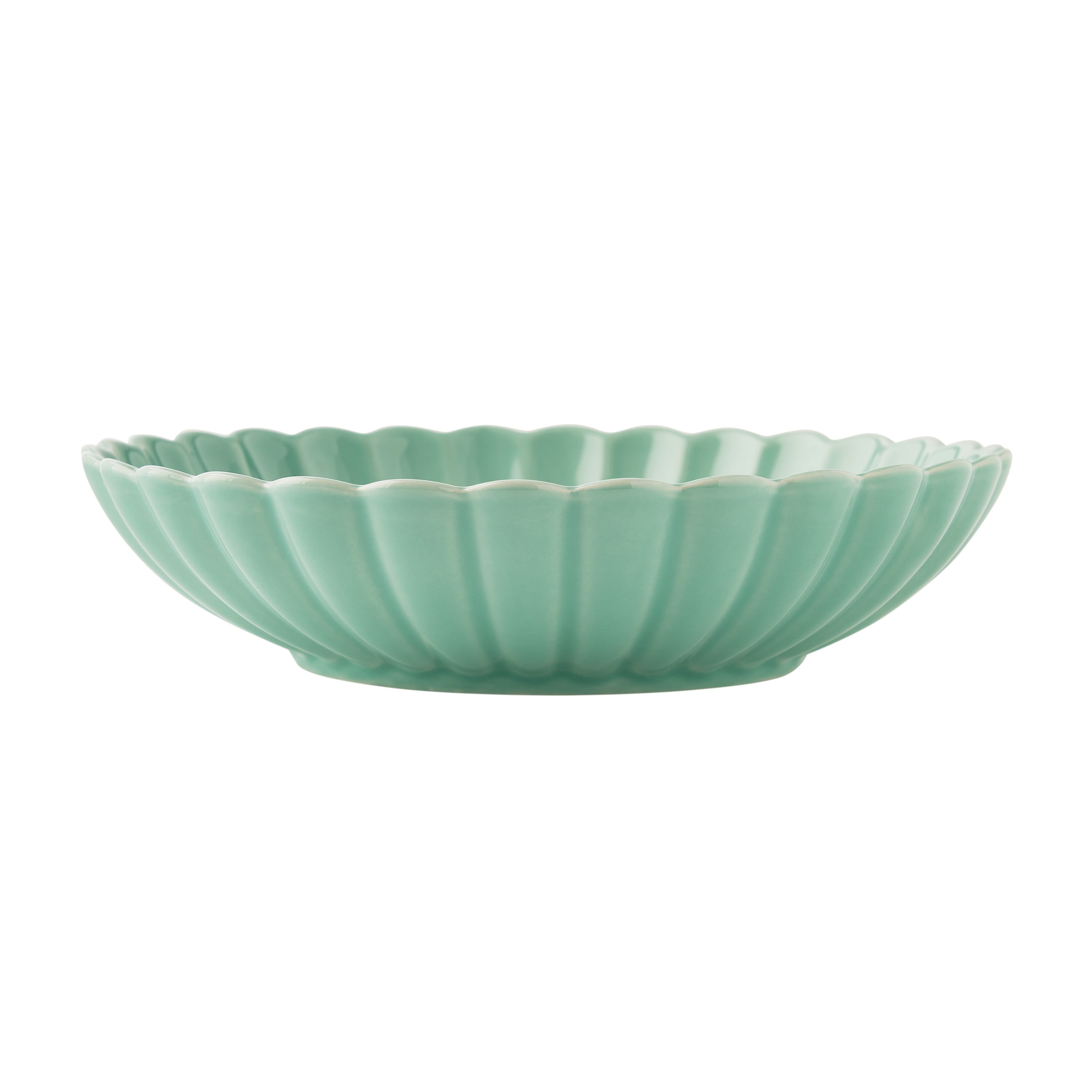 The Pioneer Woman Colette Stoneware Dinner Bowls, Green, Set of 4