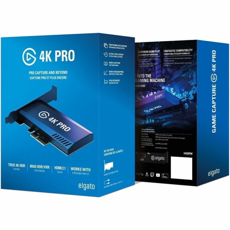 Elgato Game Capture 4K Pro - Functions: Video Game Capturing