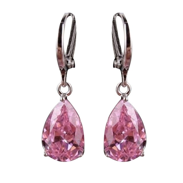 Pendientes de botón de gota de agua de diamantes coloridos de moda para mujer joyería Wmkox8yi sjalhkljlk309