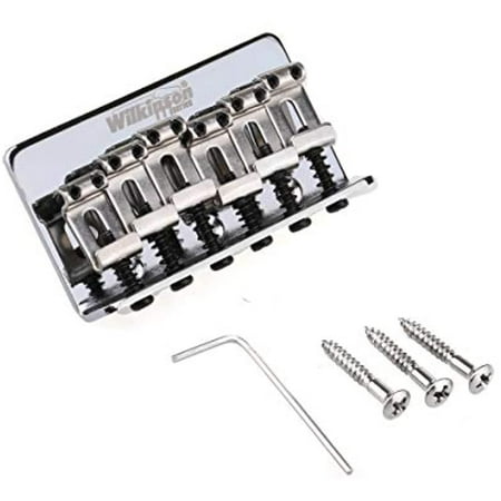 Wilkinson 52.5mm (2-1/16 inch) String Spacing Hardtail Fixed Bridge ...